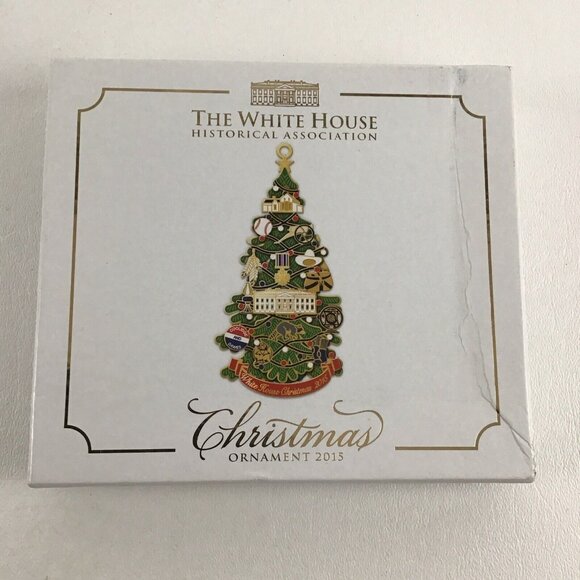 White House Historical Association Christmas Ornament 2015 Calvin Coolidge - Picture 2 of 8